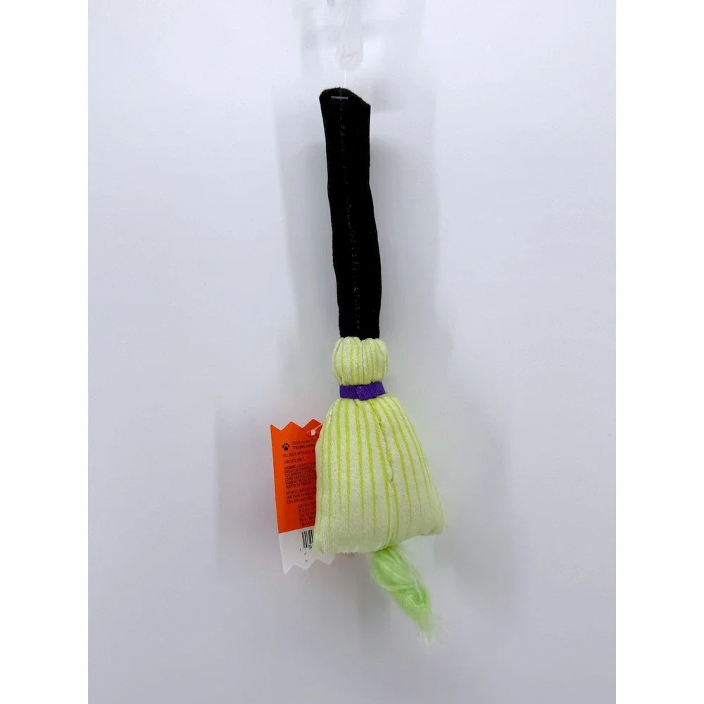 Hyde and EEK Halloween Bewitched Broomstick Cat Toy Catnip NWT